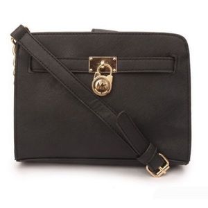 Black Michael Kors cross-body purse